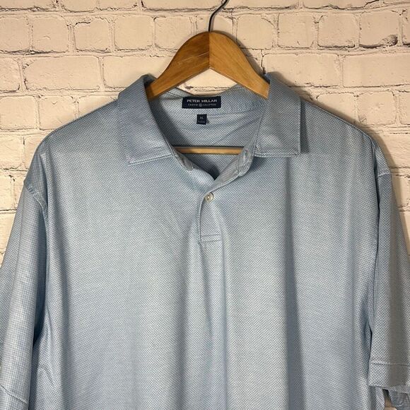 Peter Millar Crown Comfort Blue Performance Polo size XL MS20EK513S - Picture 2 of 10